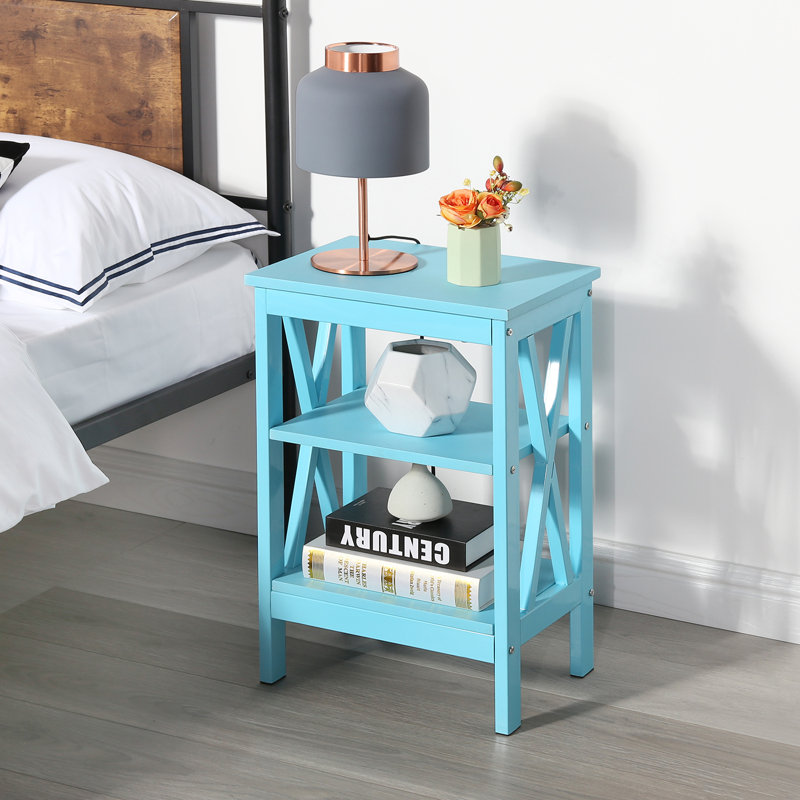 Victoria 15.7'' W Nightstand, Light Blue, Individual