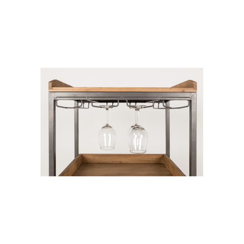 Edgar Solid Wood Bar Cabinet