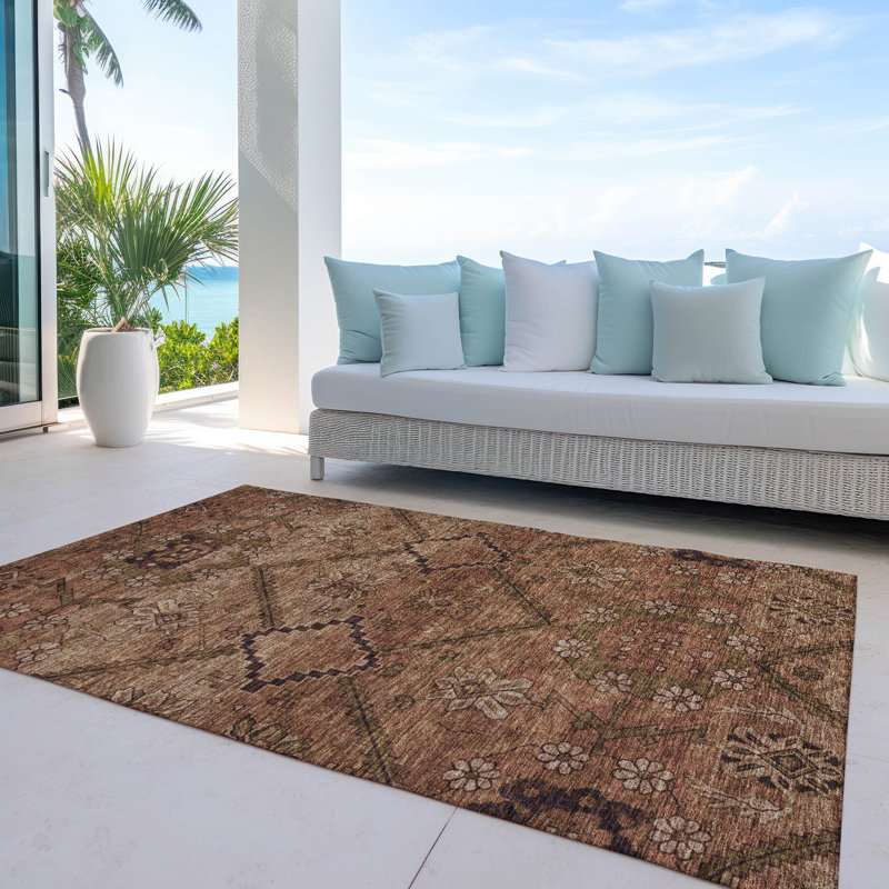  Tapis d'entrée antidérapant Malchow, Rectangle 10 pi x 14 pi