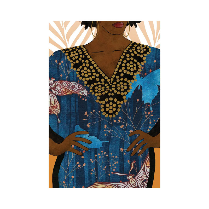Her Style I by Alonzo Saunders - Wrapped Canvas Painting, 101.6 cm H x 66.04 cm W x 3.175 cm D