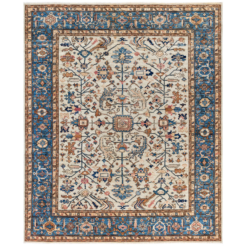 Serapi One-of-a-Kind 8' 1" X 9' 10" Hand Knotted Area Rug