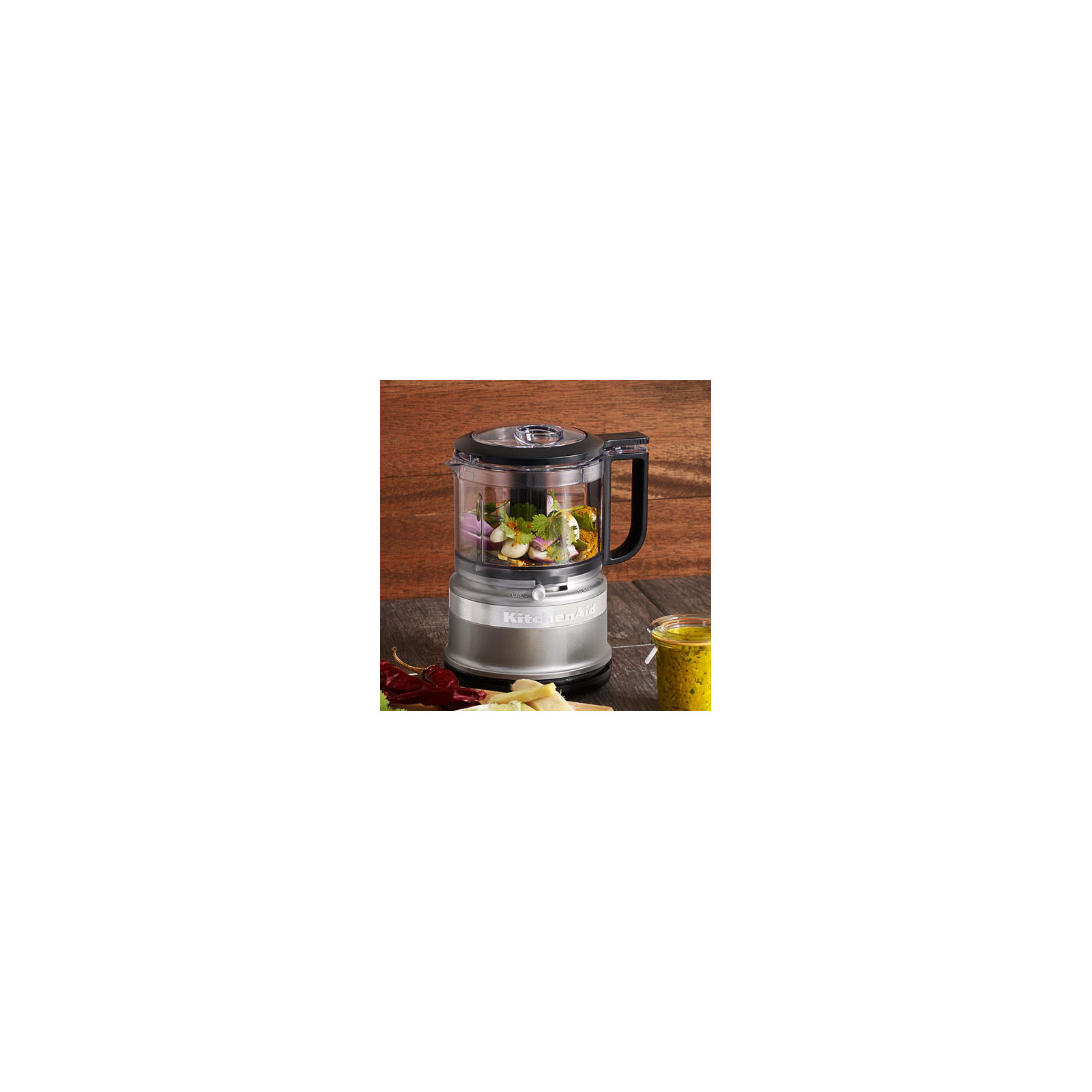 KitchenAid® 3.5 Cup Food Chopper, Contour Silver