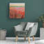 Art mural sur toile tendue - Jane Schmidt «Beach Grass», décoration murale pour le salon, la chambre à coucher ou le bureau - 18 x 18