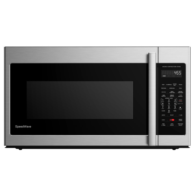 Galanz 1.2 cu. ft. Countertop Speed Wave 3-in-1 Convection Oven, Air Fry,  Microwave in Stainless Steel 