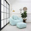Bean Bag Chair withFootstool-477303022