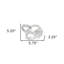 Sculpture de table 6 "Infinity Abstract