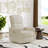 Power Swivel Glider Recliner with USB Charging, Lumbar Support & Faux Leather Upholstery-26786357