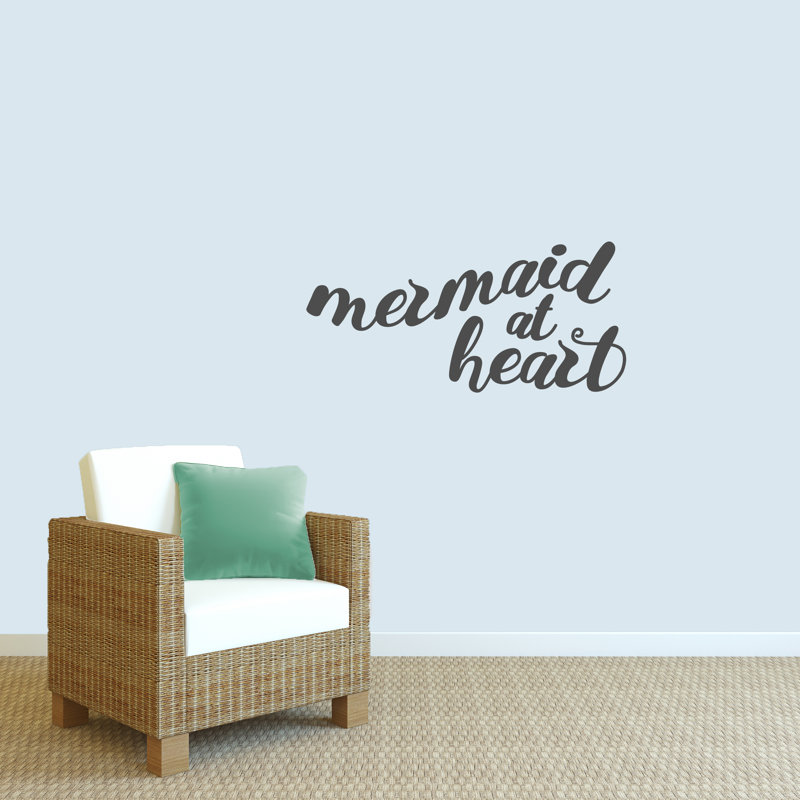 Text & Numbers Wall Decal, Dark Gray