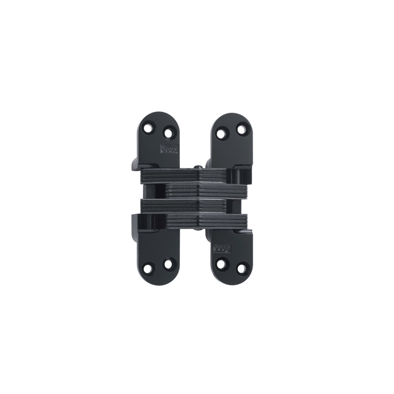 SOSS Model 218 for 1 3/4" Thick Doors, 20 Minute Fire Rated, Black E-Coat