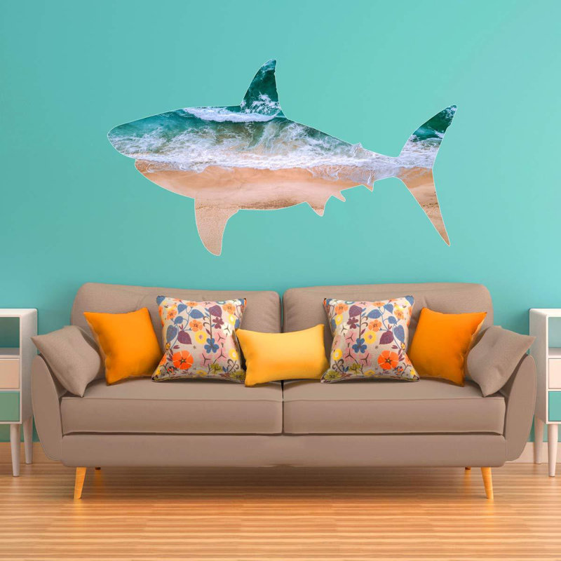 Nautical & Beach Wall Decal, 24"H X 44"W