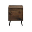 Table d'appoint moderne en noyer avec tiroir de rangement pour chambre à coucher et salon | Idée de cadeau-961700113