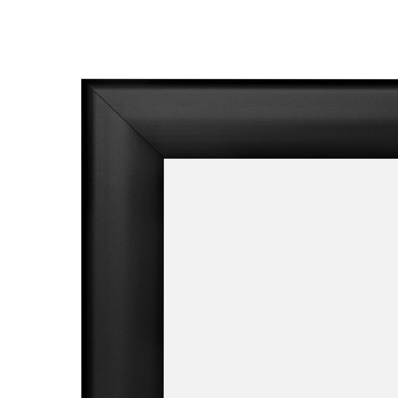 Cadre photo simple en métal noir, 24 po x 36 po