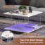 Table basse carrée en acrylique avec 16 lumières DEL Linay-273257889