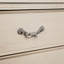 Table de chevet 1pc blanc antique