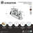 Kingston Brass Millennium Two-Handle 3-Hole Deck Mount 4" Centerset Bathroom Faucet with Plastic Pop-Up-25314203
