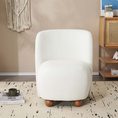 Chaise d'appoint rembourrée Emmet