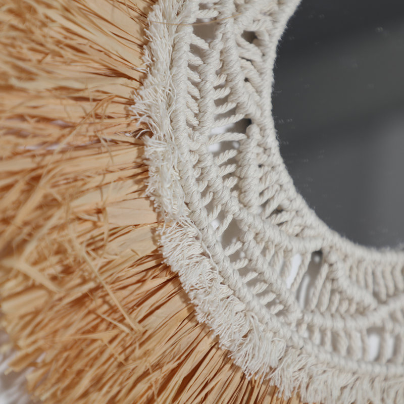 Julee Solid Wood Wall Mirror