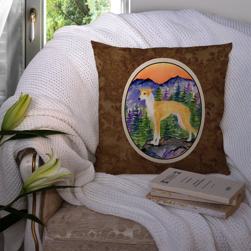 Coussin décoratif intérieur/extérieur italien lévrier