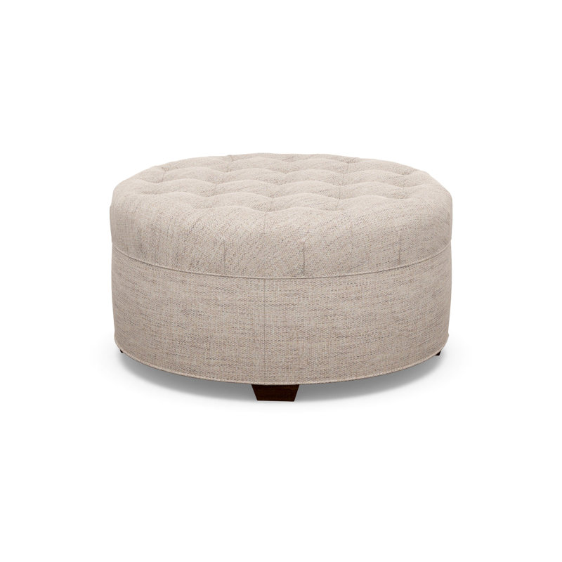 Round Ottoman, 9637-49, Walnut