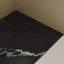 Receveur de douche rectangulaire extra-plat OVE Lenora 122 cm x 81 cm avec bonde latérale dissimulée, noir Carrara-136145870
