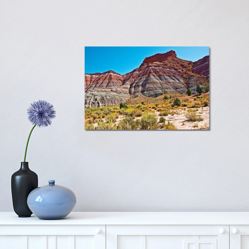 USA, Utah, Paria. View Along Trail to Ghost Town 1 Piece Wrapped Canvas Wall Art, 30.48 cm H x 45.72 cm W