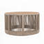 Table basse d'extérieur en corde et bois d'acacia-1979202855