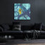 Art mural en verre épique «Misadenture 2» par Alicia Ludwig, 36 po x 36 po