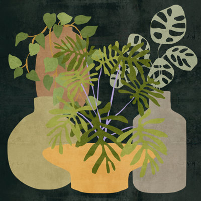 Decorative Vases IV by Melissa Wang - Wrapped Canvas Print