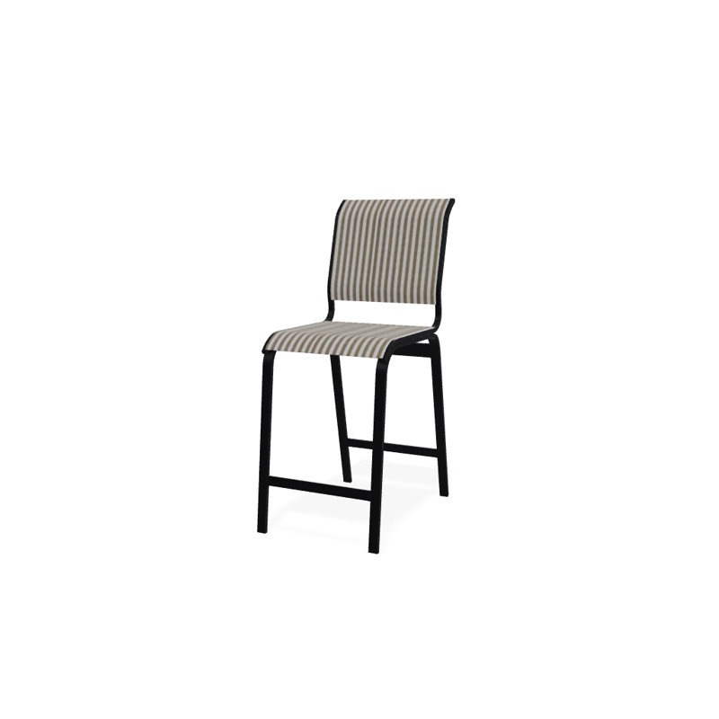 Tabouret de bar 26 po Holna, Noir texturé, Brun clair