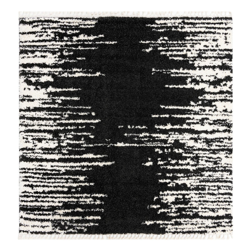 Knupp Abstract Indoor Rug, Square 10'