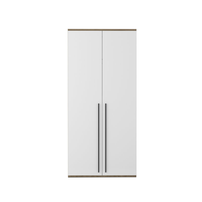 Jazmane 2 Door Manufactured Wood Wardrobe