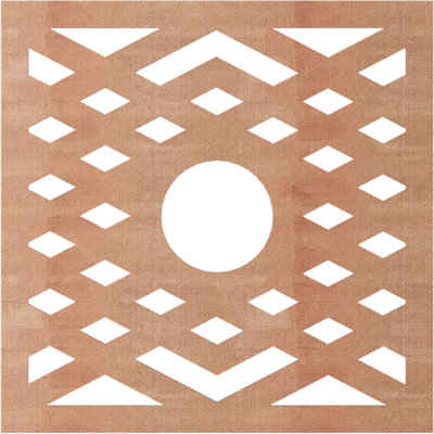 Chevron Ceiling Medallion