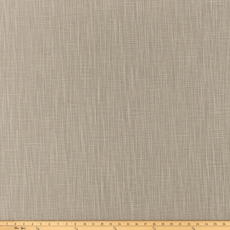 Housse de coussin en coton uni écru, H 17 po x l 17 po