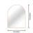 Metal Framed Arched Bathrrom Mirror-1235201796