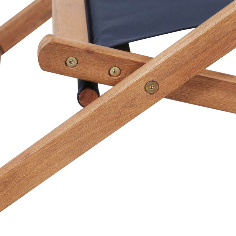 Chaise de patio pliante Beach Sling, Bleu