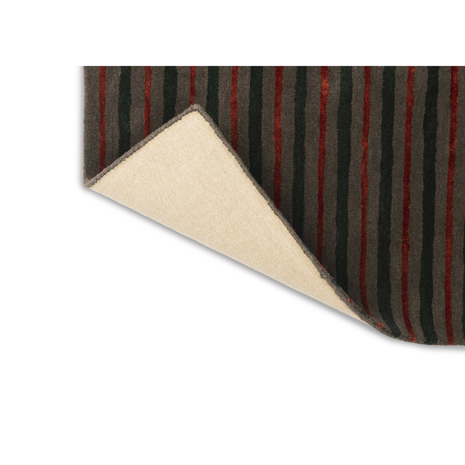 Decor Hand-Tufted Striped Rug, Rectangle 9' x 12'