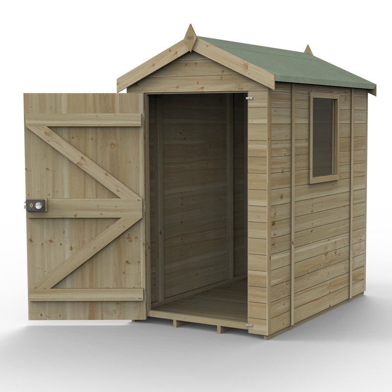 Timberdale 6 x 4 Apex Shed, Yes