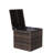 Brown Patio Storage Box - Withstands Harsh Outdoor Conditions Furniture Bin With Lid Conceals And Protects Your