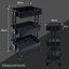 39cm W Metal Shelving Unit with Wheels-98188012