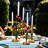 Meadow Walk Iris 14" Centerpiece Candelabra - Pink