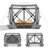 10x10ft Camping Gazebo Screen Tent, 5 Sided Pop-up Canopy Shelter with Mesh Windows-105123210