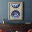 «Porcelain in Blue and White II», reproduction sur toile encadrée-874382730