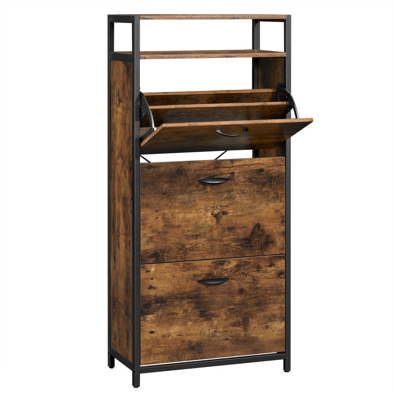20 Pair Flip Down Shoe Storage