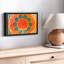 Impression abstraite sur toile de lotus-102354079