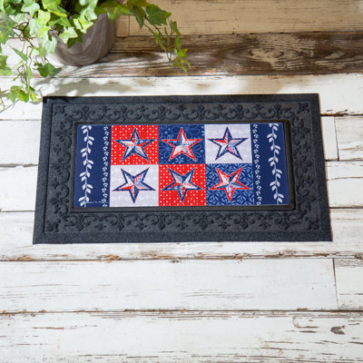 Red, White, and Blue Stars Sassafras Switch Mat