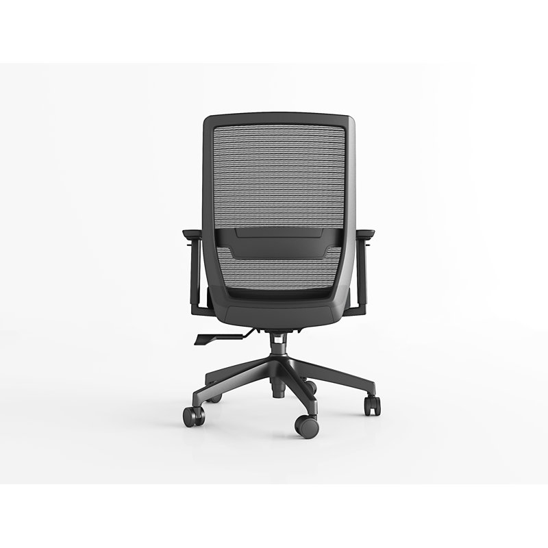 Vektor Ergonomic Mesh Task Chair with Adjustable Height, 3D Armrests, Lumbar Support, Black