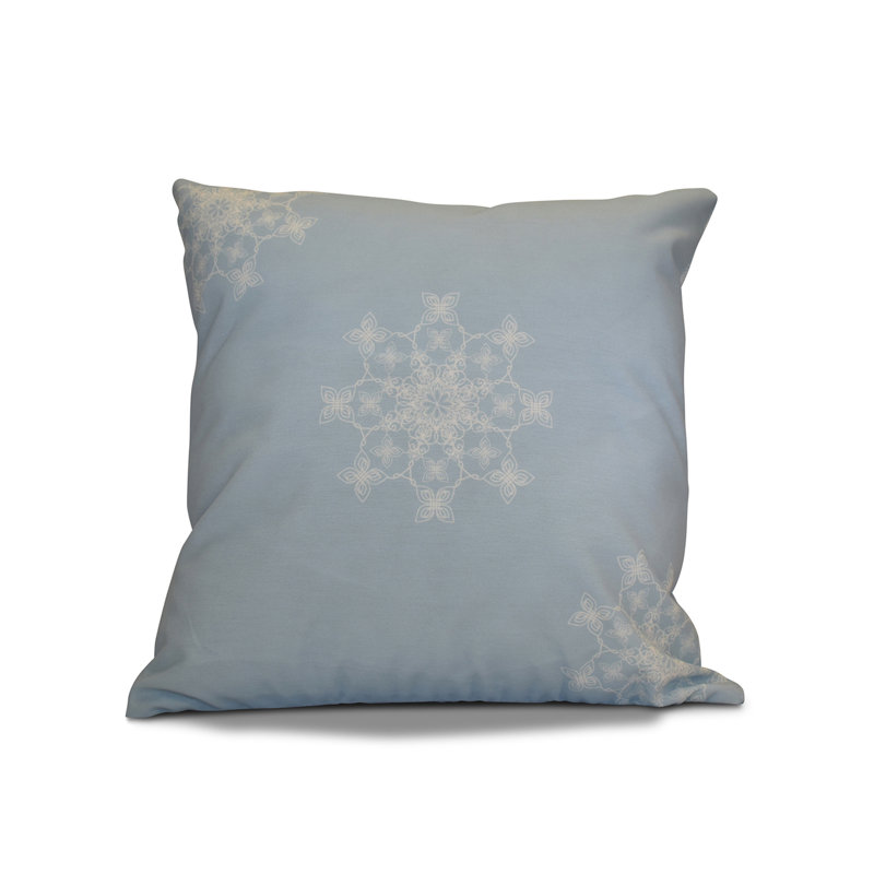 Coussin décoratif carré décoratif & insert, H 16 po x l 16 po, Bleu pâle