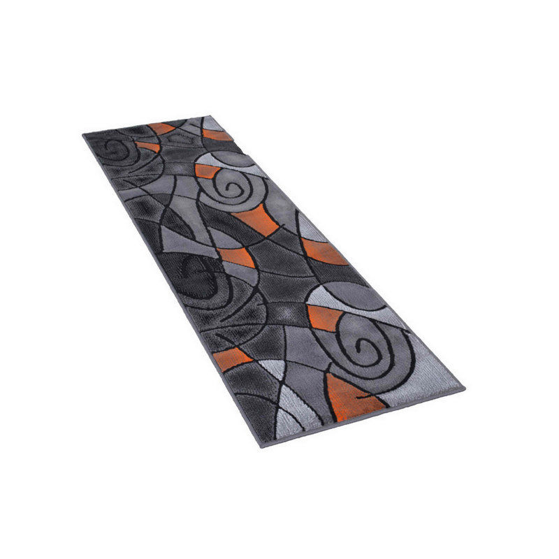 Yateley Abstract Indoor Rug, Runner 2' x 7'