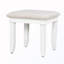 Bureau de coiffeuse 7 tiroirs avec miroir et lumières et tabouret rembourré-1359489382