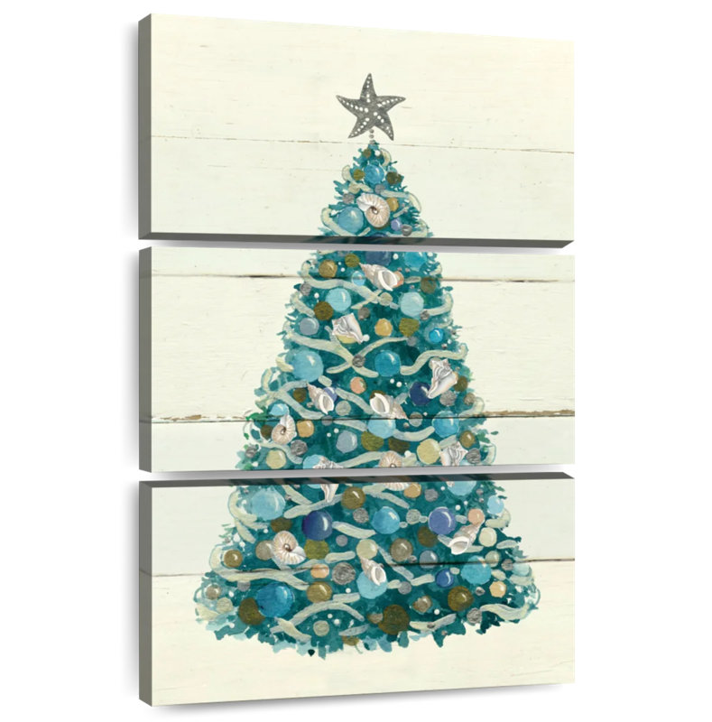 Coquillage de Noël, H 38 po x l 24 po